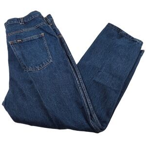 VTG KEY Apparel Mens 38x29 Traditional Fit Heavyweight Denim Work Jeans 4874 90s